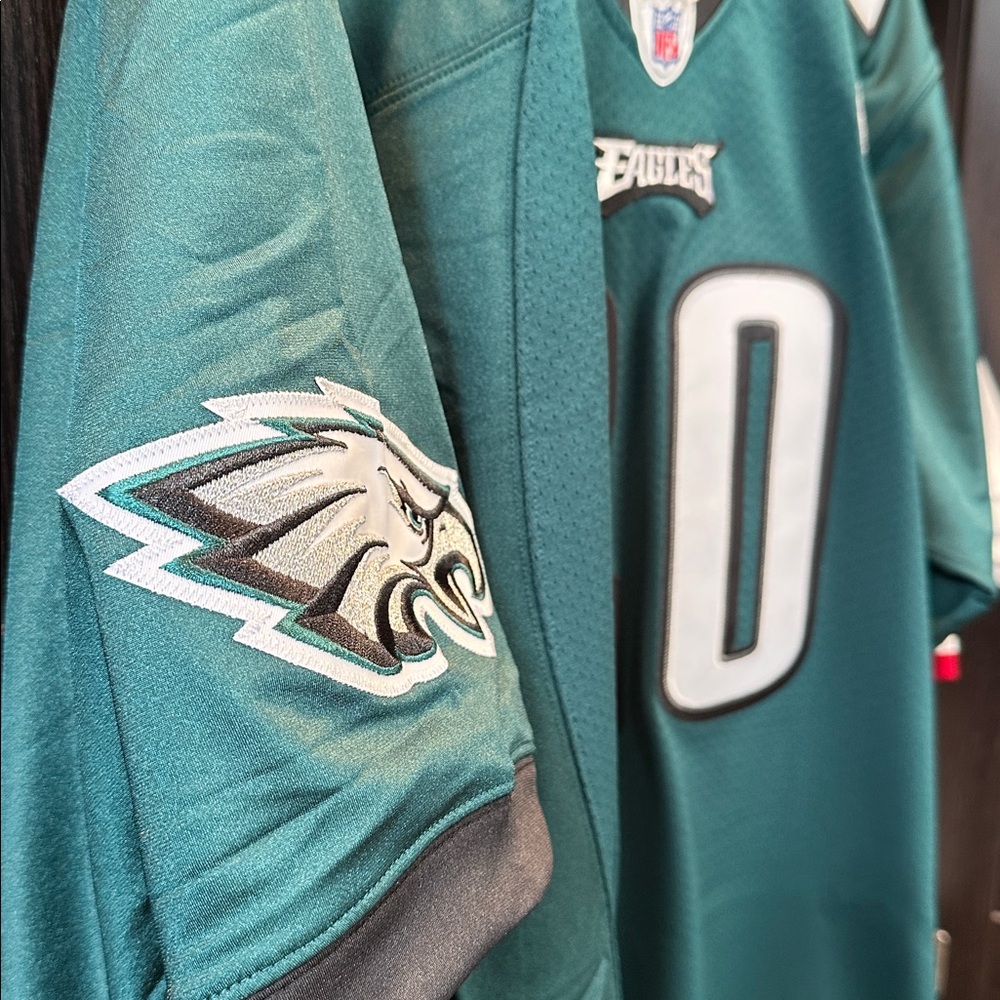 Brian Dawkins Philadelphia Eagles Mitchell & Ness 2007 Authentic Jersey - Green - Picture 4 of 7